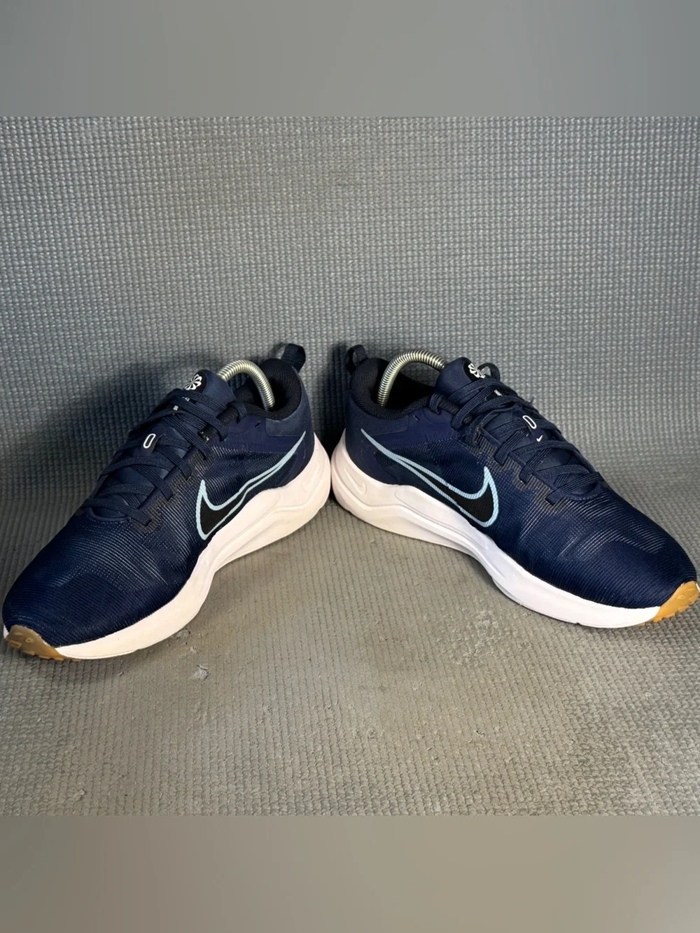 Nike Downshifter 12 Midnight Navy White Running Shoes DD9293-400 Men’s Size 8.5